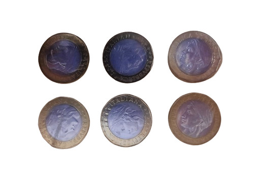 1000 lire coin various years - lire,
