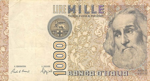 Italy 1000 lire - italy,