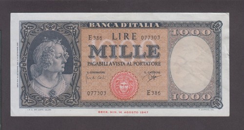 Italy 88d 7303 - italy, 1,000