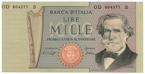 1000 lire errore stampa - 1000,