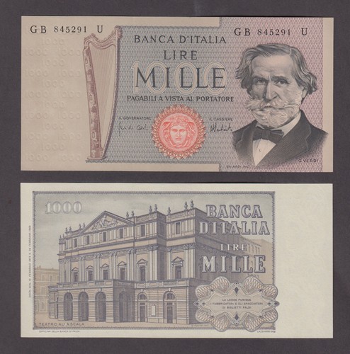 Italy 101c 000 1000 lire - italy, 1,000