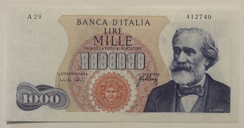 Italy 1000 lire - 1965, unc