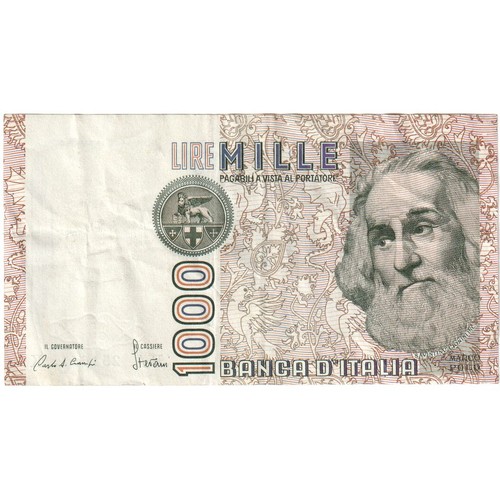1234054 italy 1000 lire - 1000,