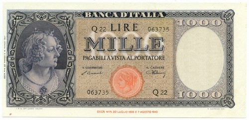 1000 lire italia - 1000,