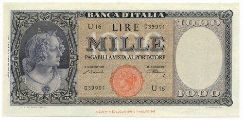 1000 lire italia - 1000,