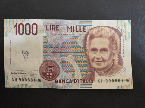 Italy 1000 lire - italy, d'italia