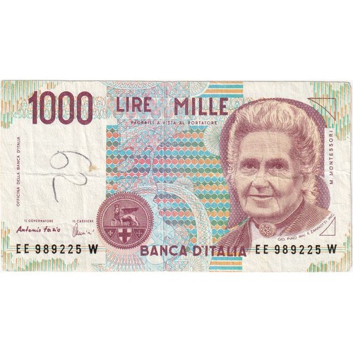 335121 italy 1000 lire - 1000, vf