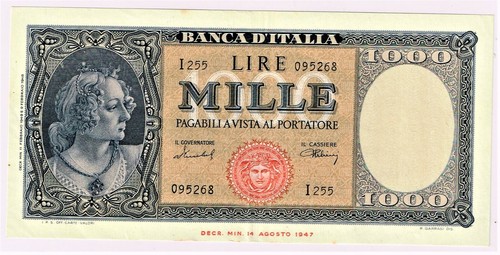 Italy banca italia 1000 - italy:,