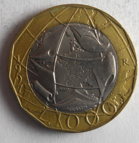 1997 italy 1000 lire - italy,