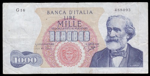 000584 italy 1000 lire 1963 - i-000584,