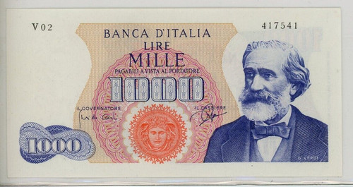 Italy 1000 lire - italy, 1962