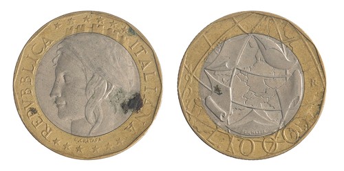 Italy 1000 lire 1997 - italy, 1997-2001,
