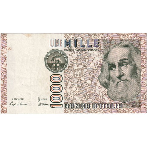 1185263 italy 1000 lire - [#1185263],