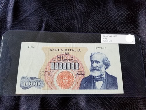 Italy 1000 lire - 1000, #96d