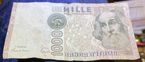 1000 lire mille