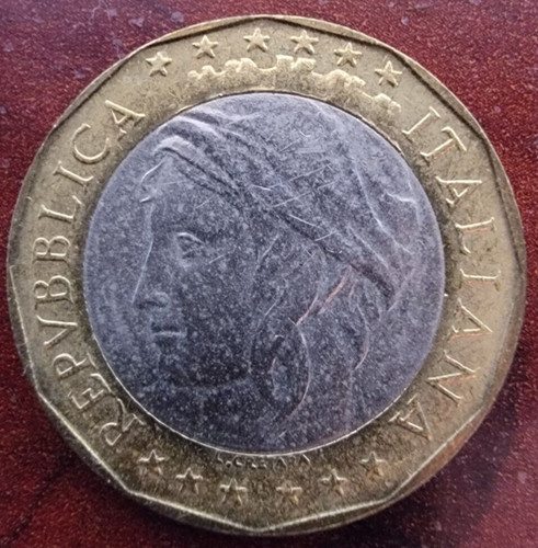 Italy 1000 lire - italy, 1997r