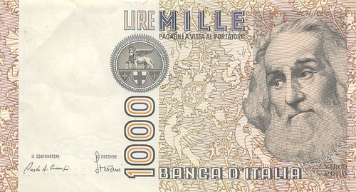 Italy 1000 lire 6 - italy, 6.1.1982