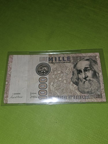 Italy 1000 lire banknote banca - 1000,