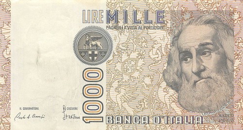 Italy 1000 lire 6 - 1000, 6.1.1982