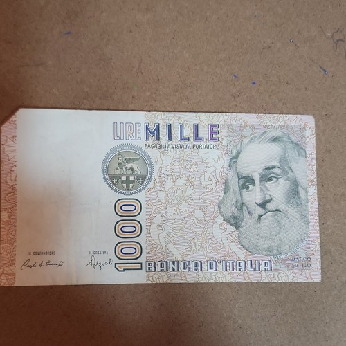 Italy 1000 lire banknote banca - 1000,