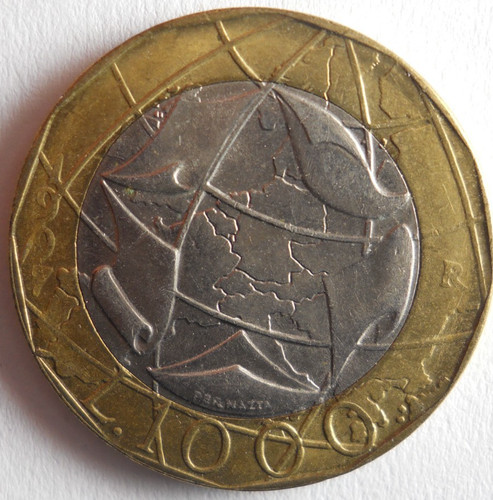 1997 italy 1000 lire - 1997,