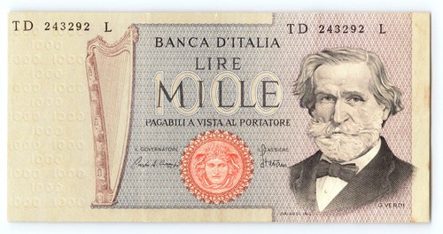 Italy 1000 lire - italy,
