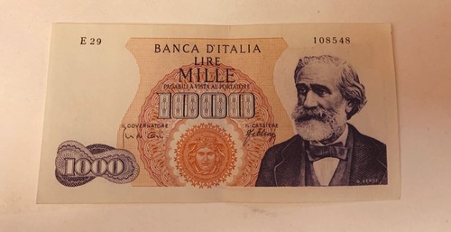 Italy banca italia 1000 - banca,