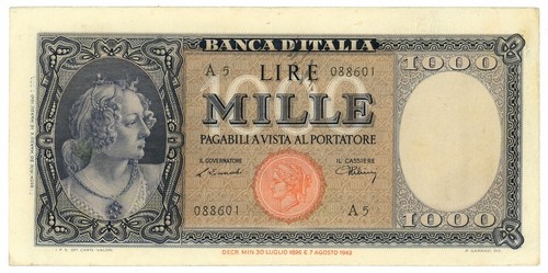 1000 lire italia ornata - 1000,