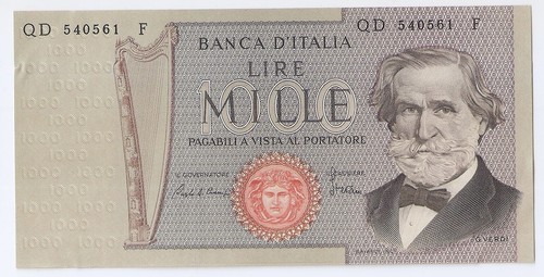 Italy 1000 lire - lire, 1980